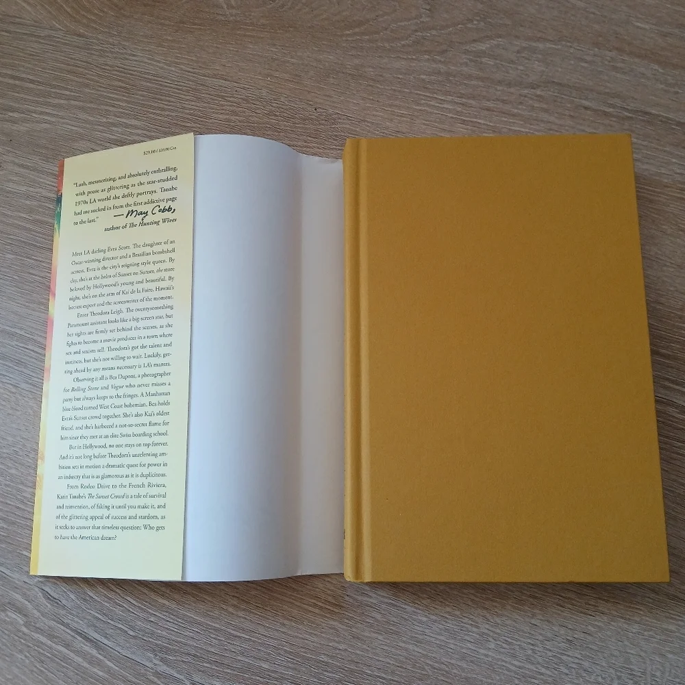 The Sunset Crowd Hardcover Book by Karin Tanabe Fiction Hollywood Summer Reading